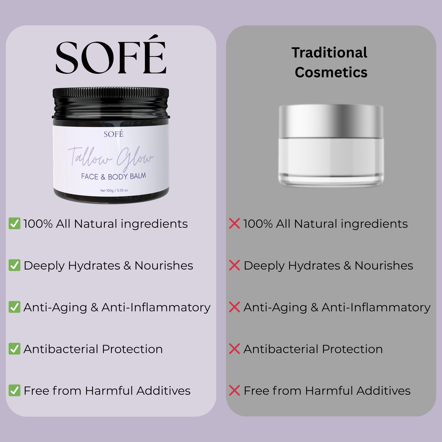 Lavender Tallow Glow Balm